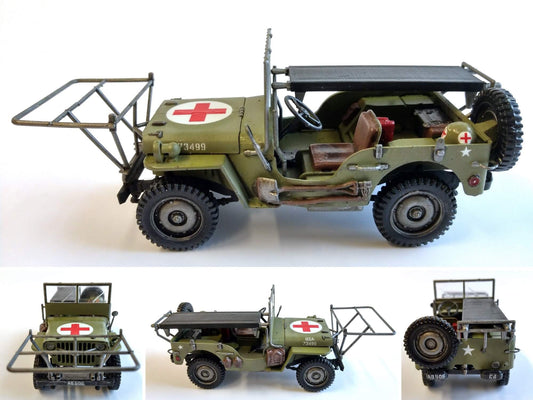 1:35 scale 1⁄4 ton 4x4 Ambulance JEEP from ITALERI