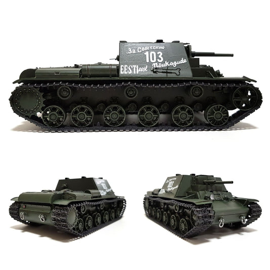 1:35 Soviet KV-7 Mod 1941 from TRUMPETER