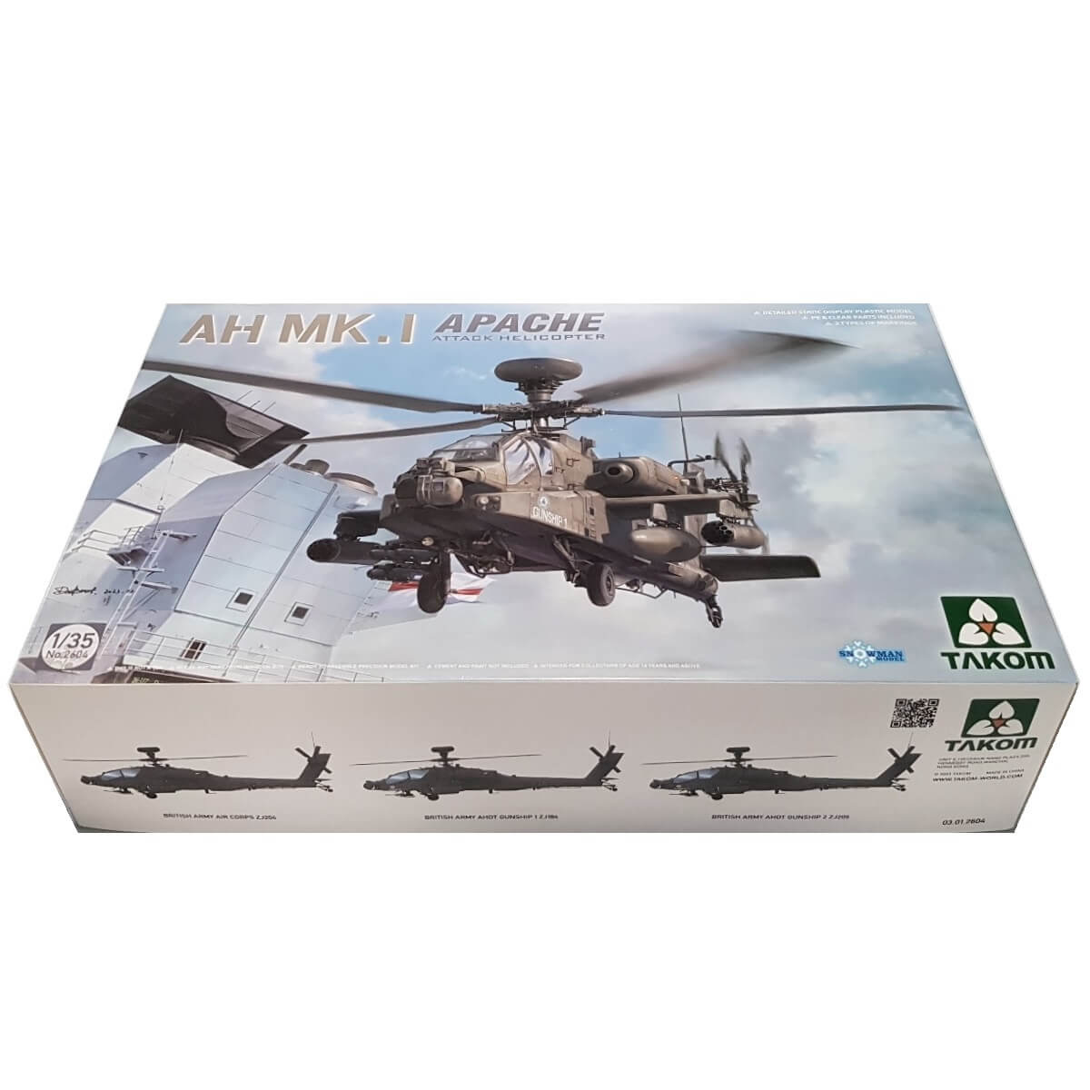 TAKOM 2604 1:35 AH Mk. 1 Apache Attack Helicopter TAKOM 2604 1:35 AH Mk. 1 Apache Attack Helicopter