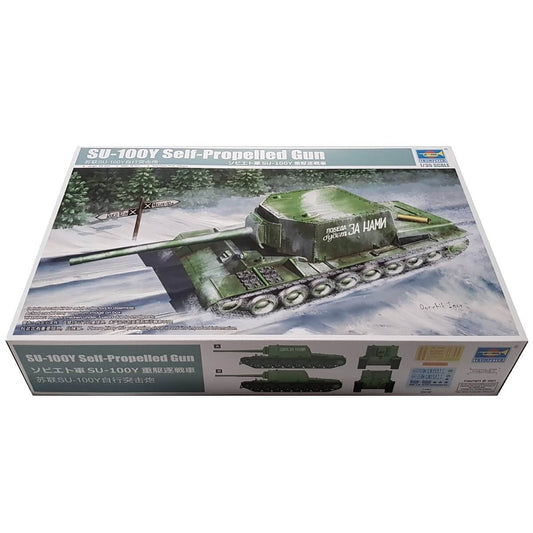 1:35 Soviet SU-100Y Self-Propelled Gun - TRUMPETER