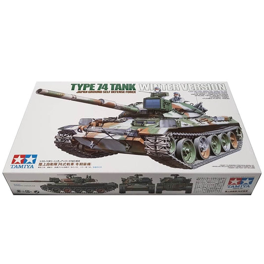 1:35 Japan Ground Self Defense Force Type 74 Tank - Winter Version - TAMIYA