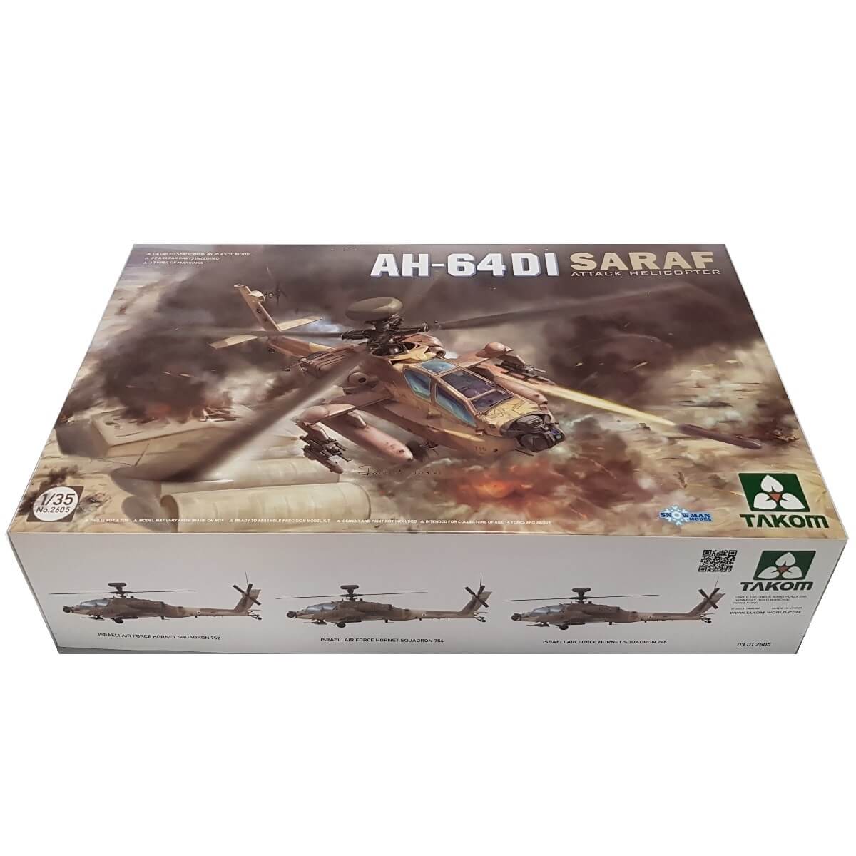1:35 AH-64DI Saraf - Attack Helicopter - TAKOM