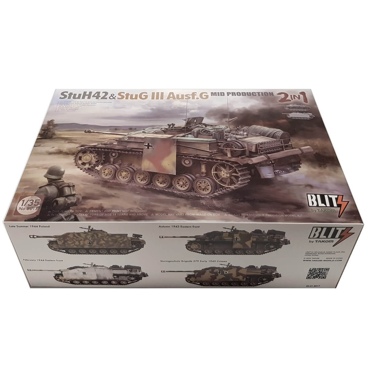 Takom - StuH 42 & StuG III Ausf. G Mid Production 2 In 1 - 1:35 - Foto 6