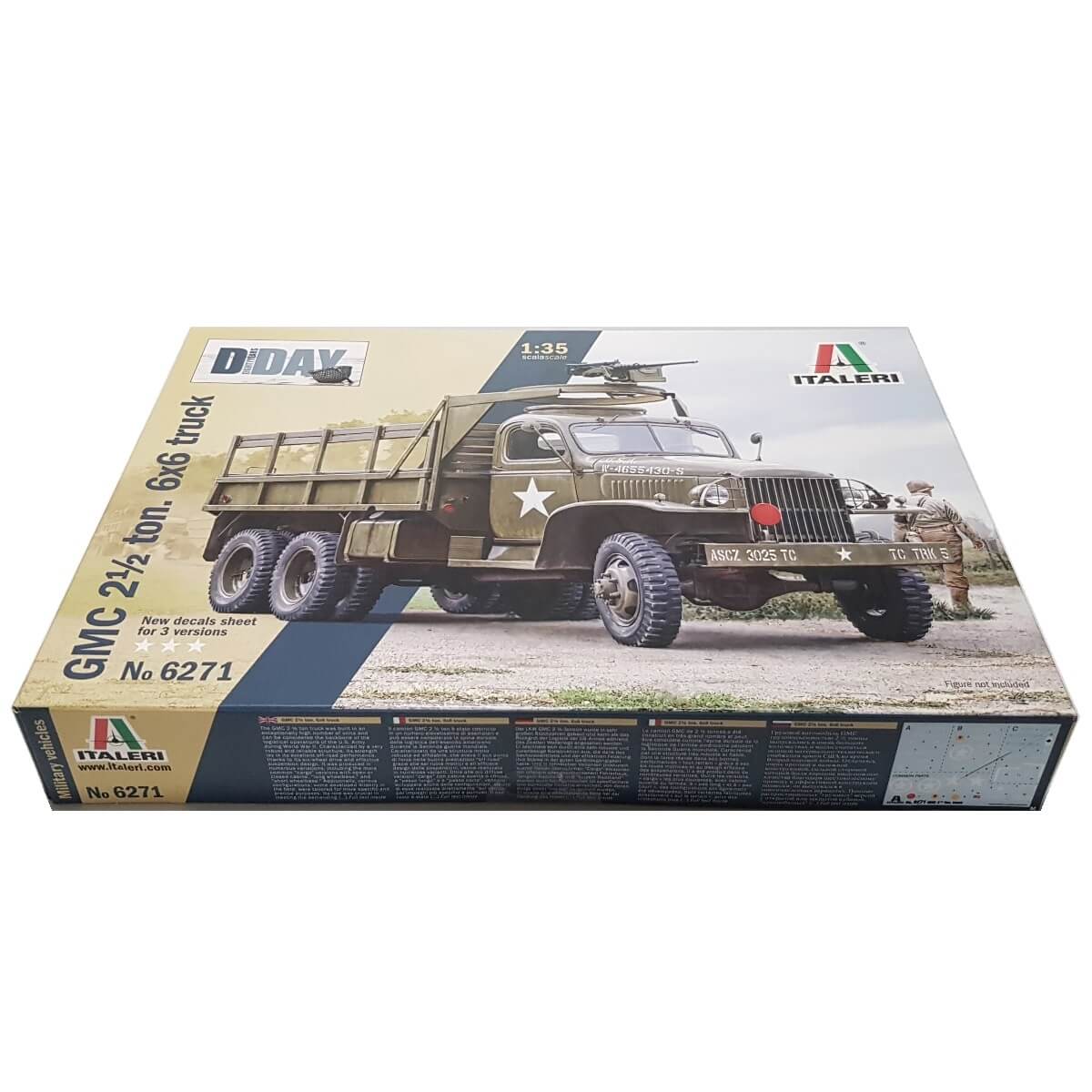 1:35 GMC 2 ½ Ton. 6x6 Truck - ITALERI