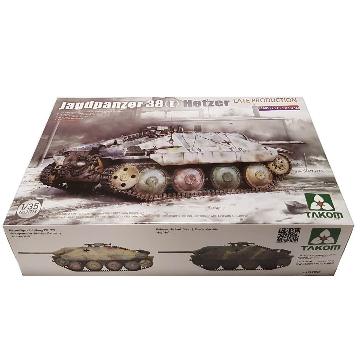 1:35 Jagdpanzer 38(t) Hetzer - Late Production - TAKOM