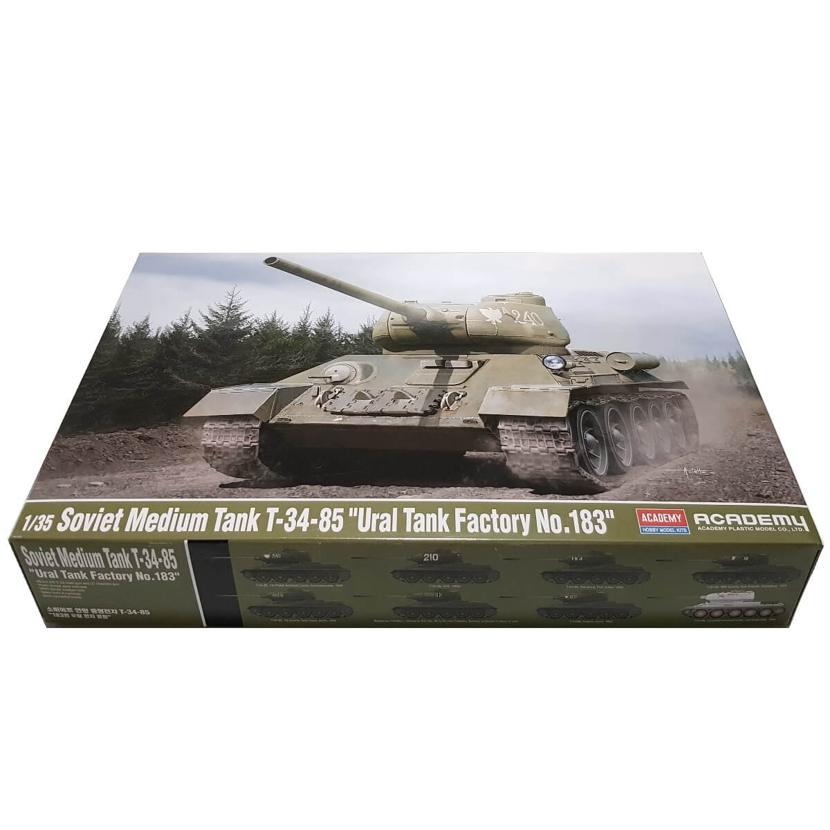 1:35 Soviet Medium Tank T-34/85 - Ural Tank Factory No.183 Factory - ACADEMY