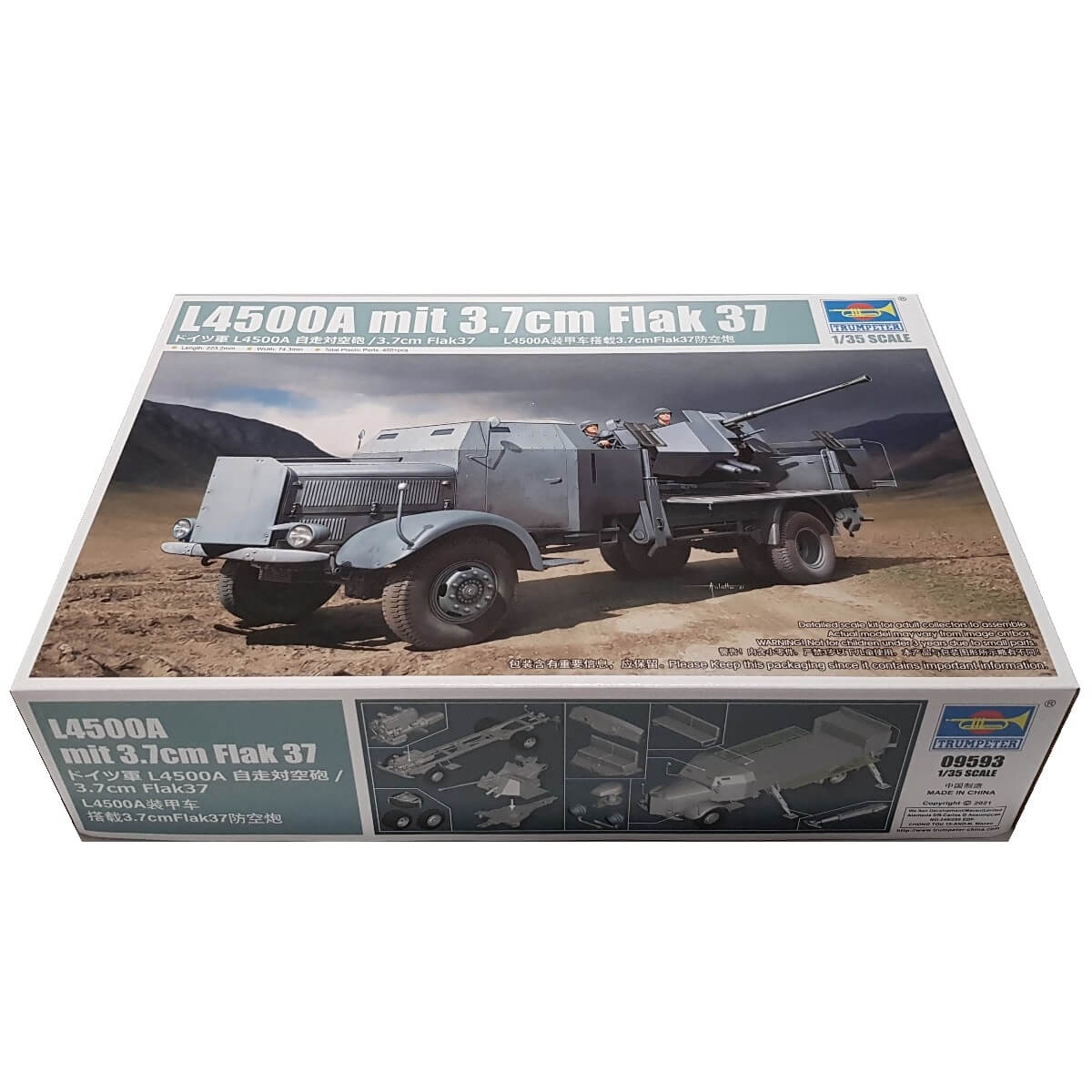 1:35 L4500A mit 3.7cm Flak 37 - TRUMPETER