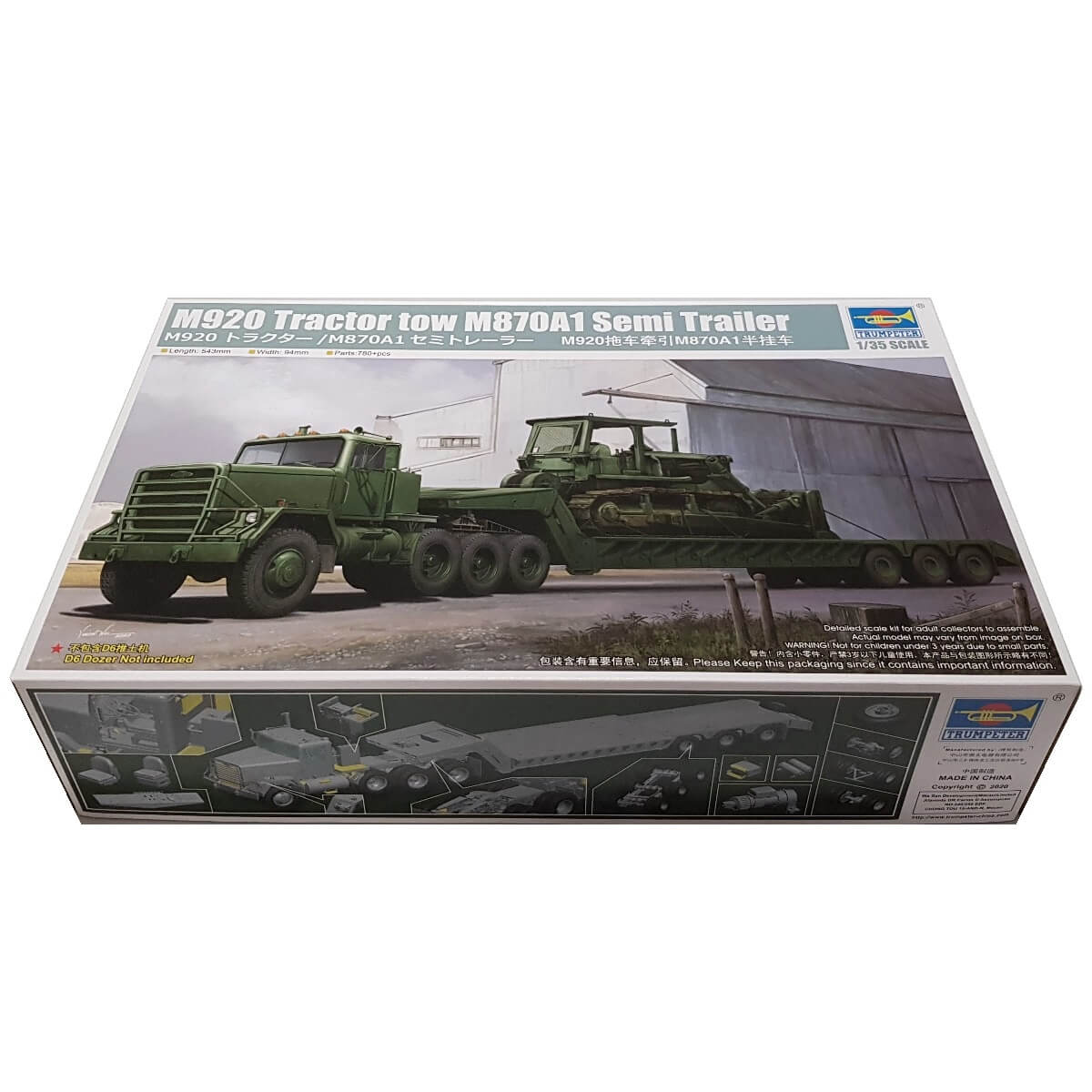 1:35 M920 Tractor tow with M870A1 Semi Trailer - TRUMPETER