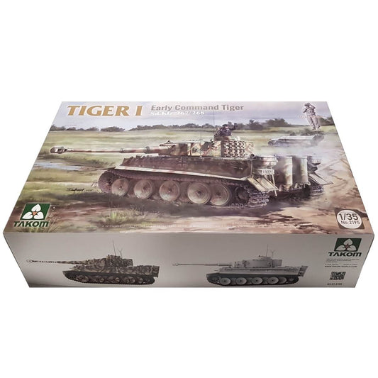 1:35 Tiger I Command Tiger Early Production - Sd.Kfz. 181 Pz.Kpfw.VI Ausf. E with Michael Wittmann - TAKOM