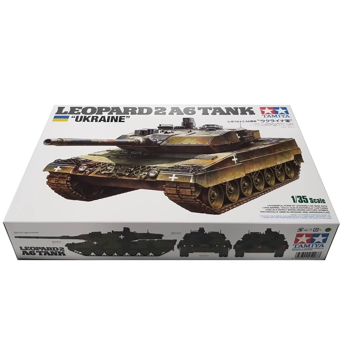 1:35 Leopard 2A6 Tank - Ukraine - TAMIYA