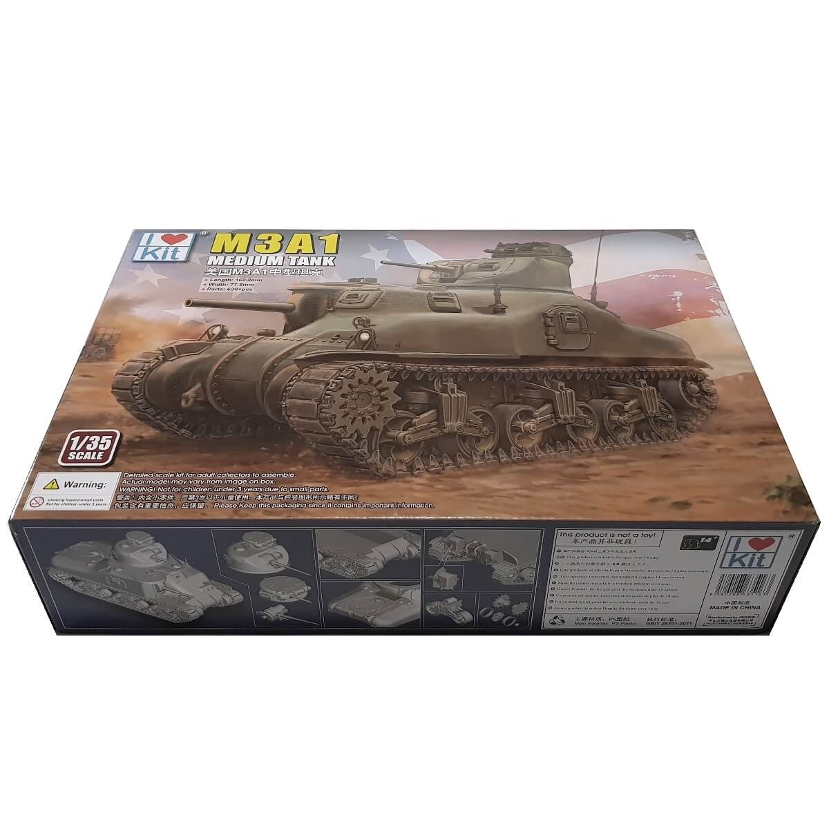 1:35 M3A1 Medium Tank - I LOVE KIT