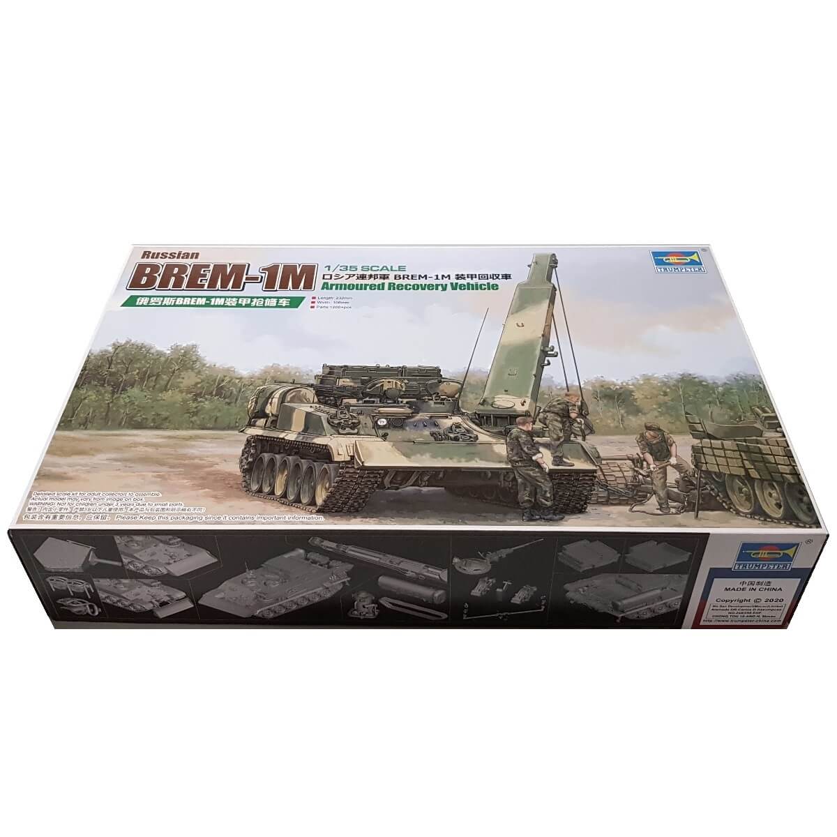 1:35 Russian BREM-1M Armoured Recovery Vehicle - TRUMPETER