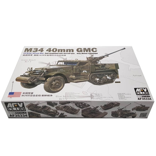 1:35 US Army Korean War M34 40mm GMC - AFV CLUB