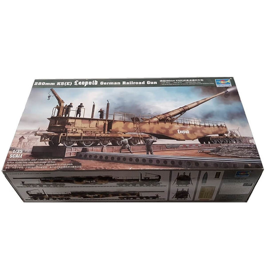 1:35 280mm K5(E) Leopold German Railroad Gun - TRUMPETER