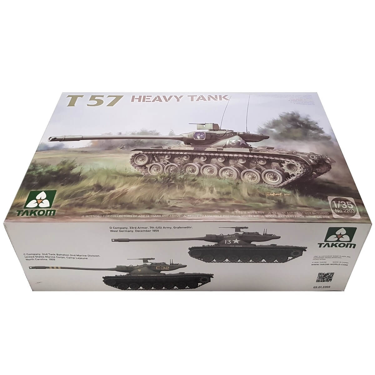 1:35 T57 Heavy Tank - TAKOM