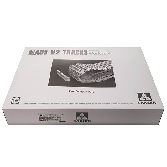 1:35 MAUS V2 Workable Tracks with Sprockets for Dragon kits - TAKOM