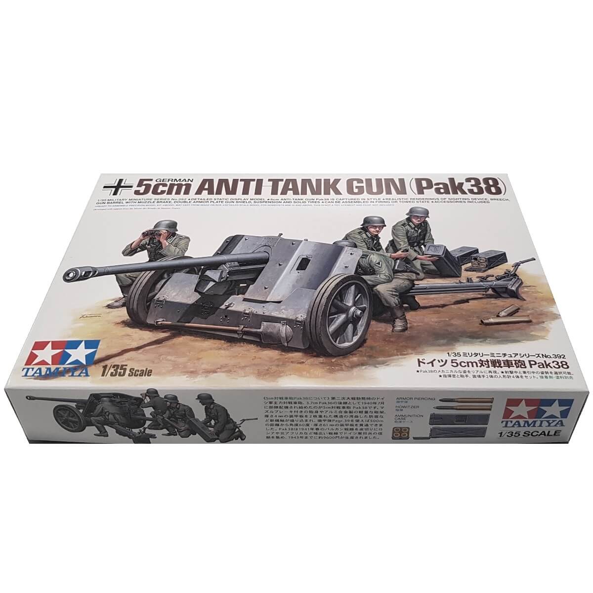 1:35 German 5 cm Anti-Tank Gun (PaK 38) - TAMIYA – one35scale