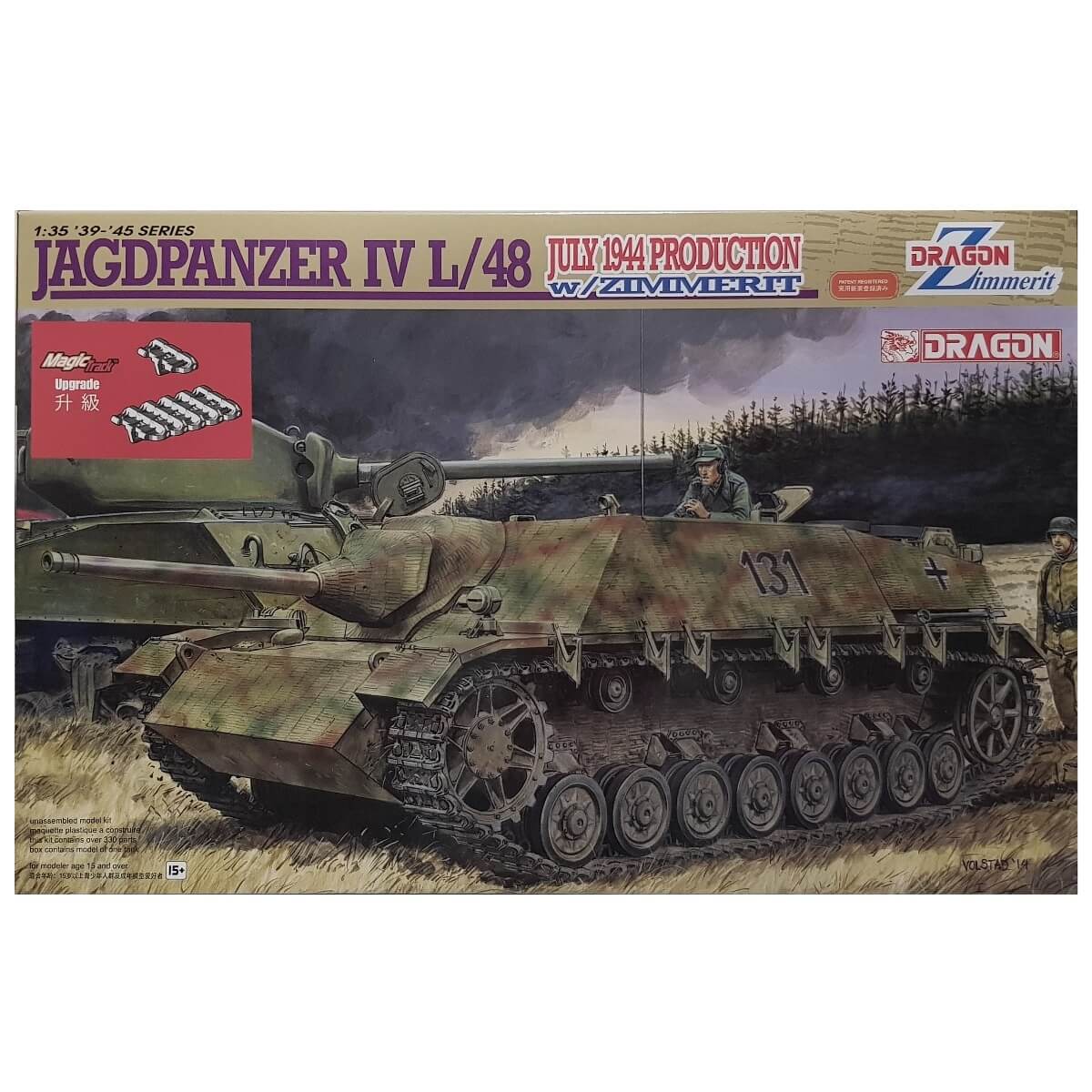 1:35 Jagdpanzer IV L/48 - July 1944 Production with Zimmerit - DRAGON