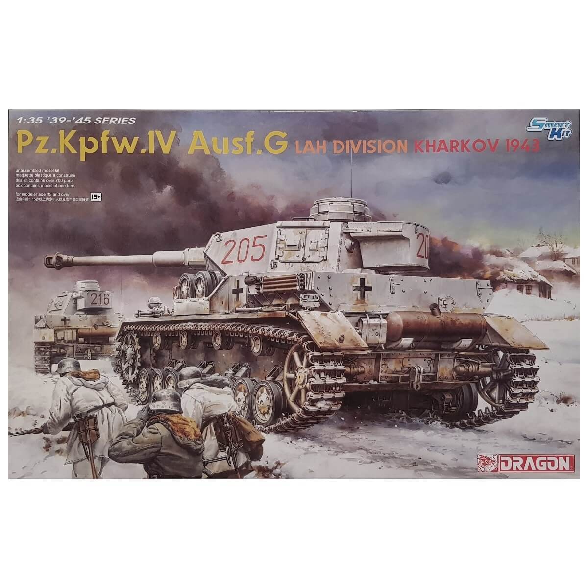 1:35 Pz.Kpfw. IV Ausf. G - LAH Division Kharkov 1943 - DRAGON
