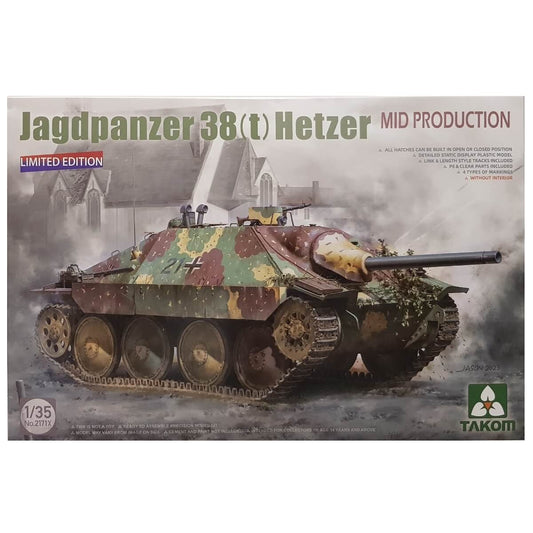 1:35 Jagdpanzer 38(t) Hetzer - Mid Production - TAKOM