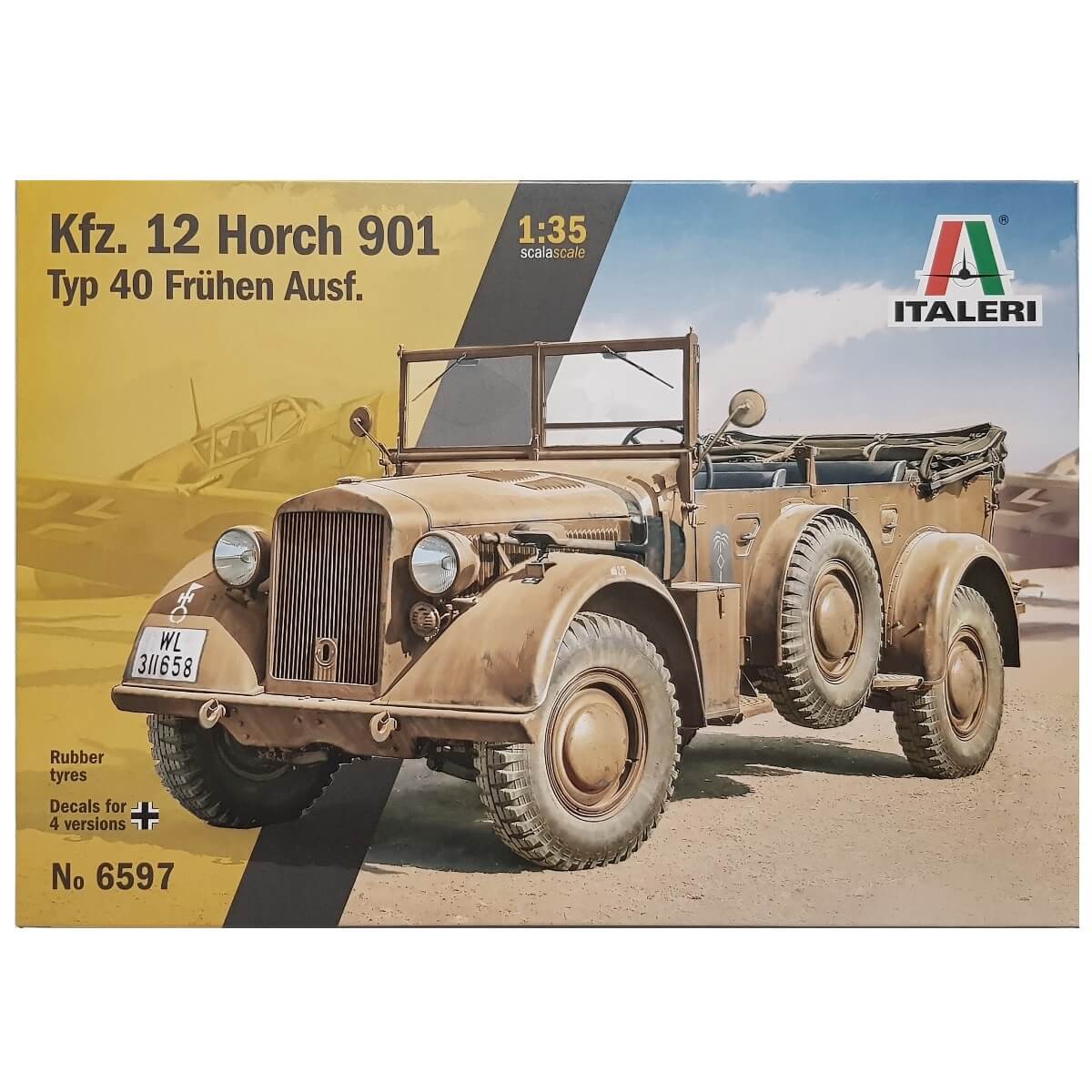 1:35 Kfz. 12 Horch 901 Typ 40 Fruhen Ausf. - ITALERI
