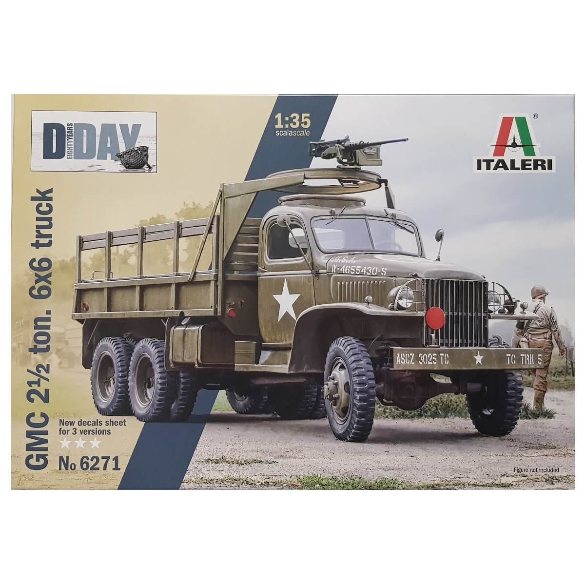 1:35 GMC 2 ½ Ton. 6x6 Truck - ITALERI