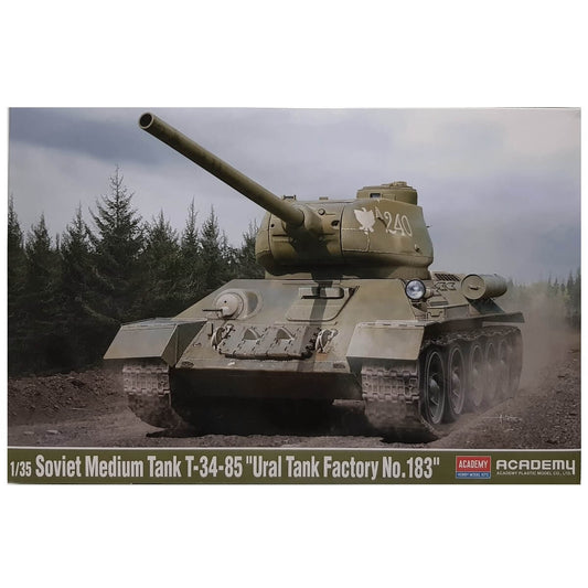 1:35 Soviet Medium Tank T-34/85 - Ural Tank Factory No.183 Factory - ACADEMY