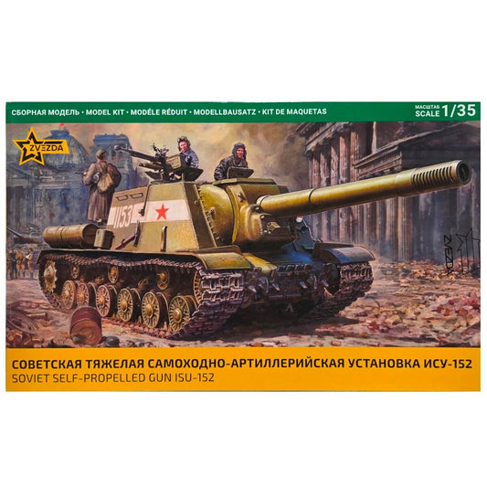 1:35 Soviet Self-propelled Gun ISU-152 - ZVEZDA