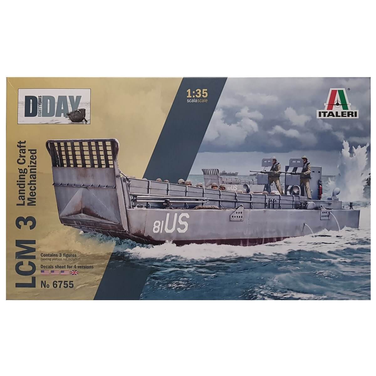 1:35 LCM 3 Landing Craft Mechanized - ITALERI