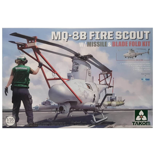 1:35 MQ-8B Fire Scout with Missile and Blade fold kit - TAKOM