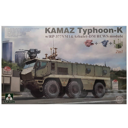 1:35 KAMAZ Typhoon-K with RP-377VM1 and Arbalet-DM RCWS module - TAKOM