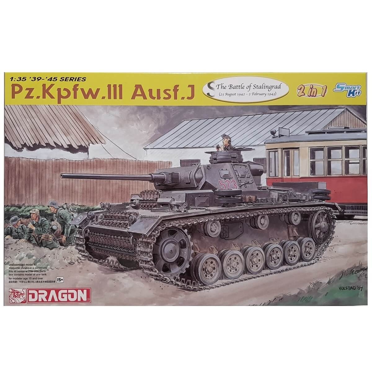 1:35 Pz.Kpfw. III Ausf. J - The Battle of Stalingrad - DRAGON