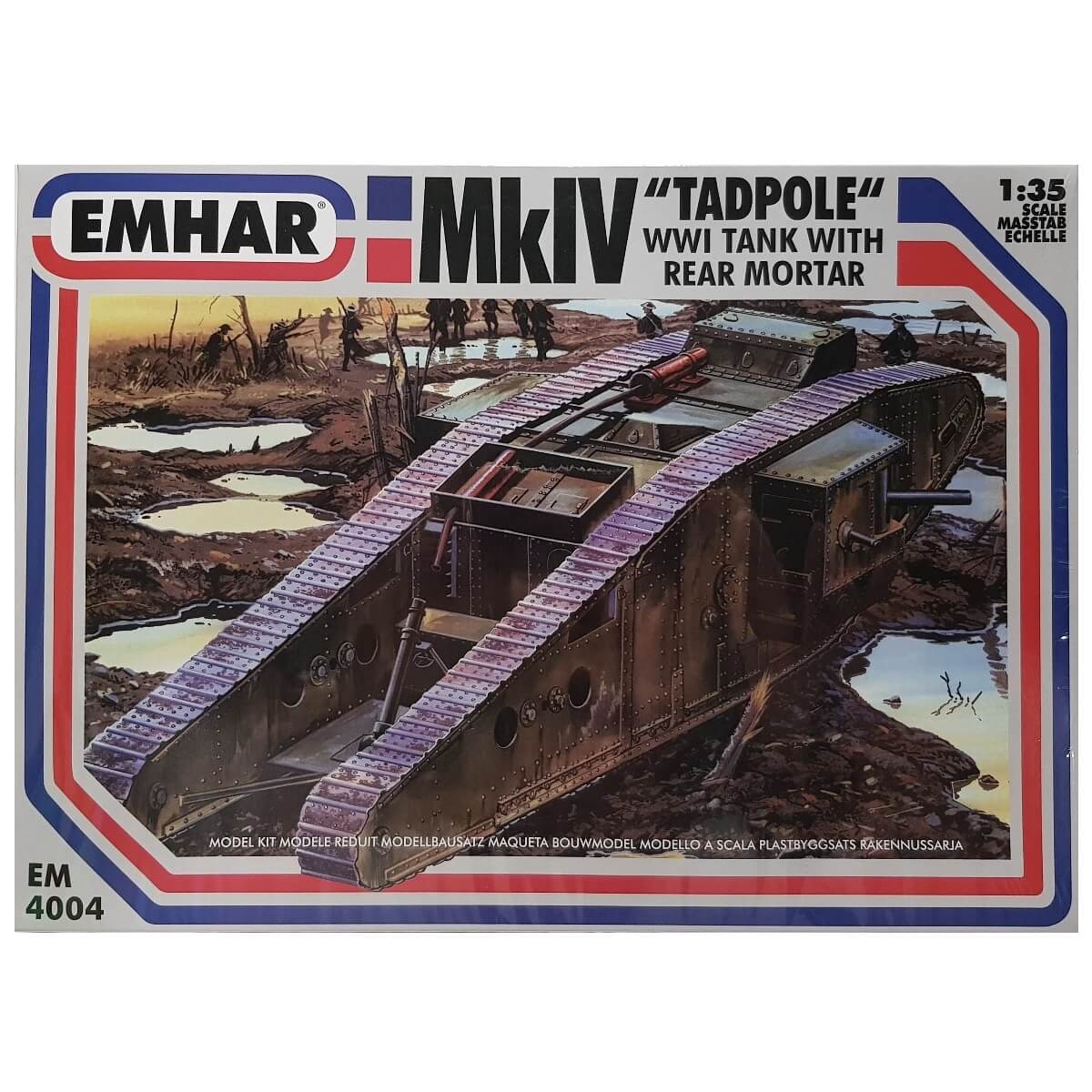 1:35 Mark IV TADPOLE Tank with Rear Motor - EMHAR