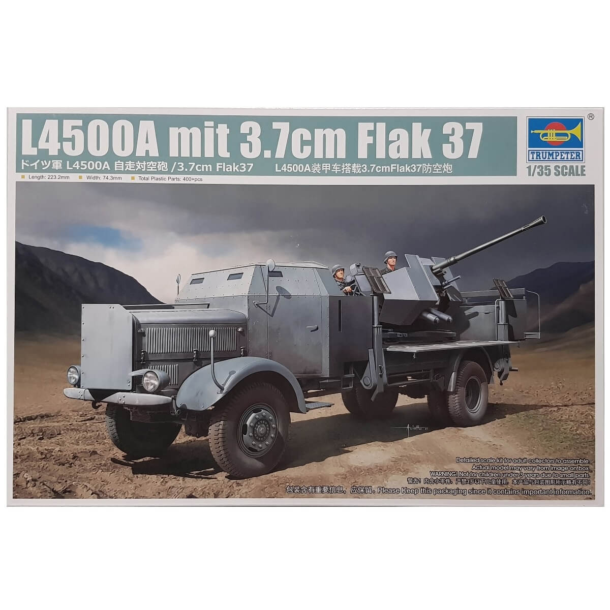 1:35 L4500A mit 3.7cm Flak 37 - TRUMPETER