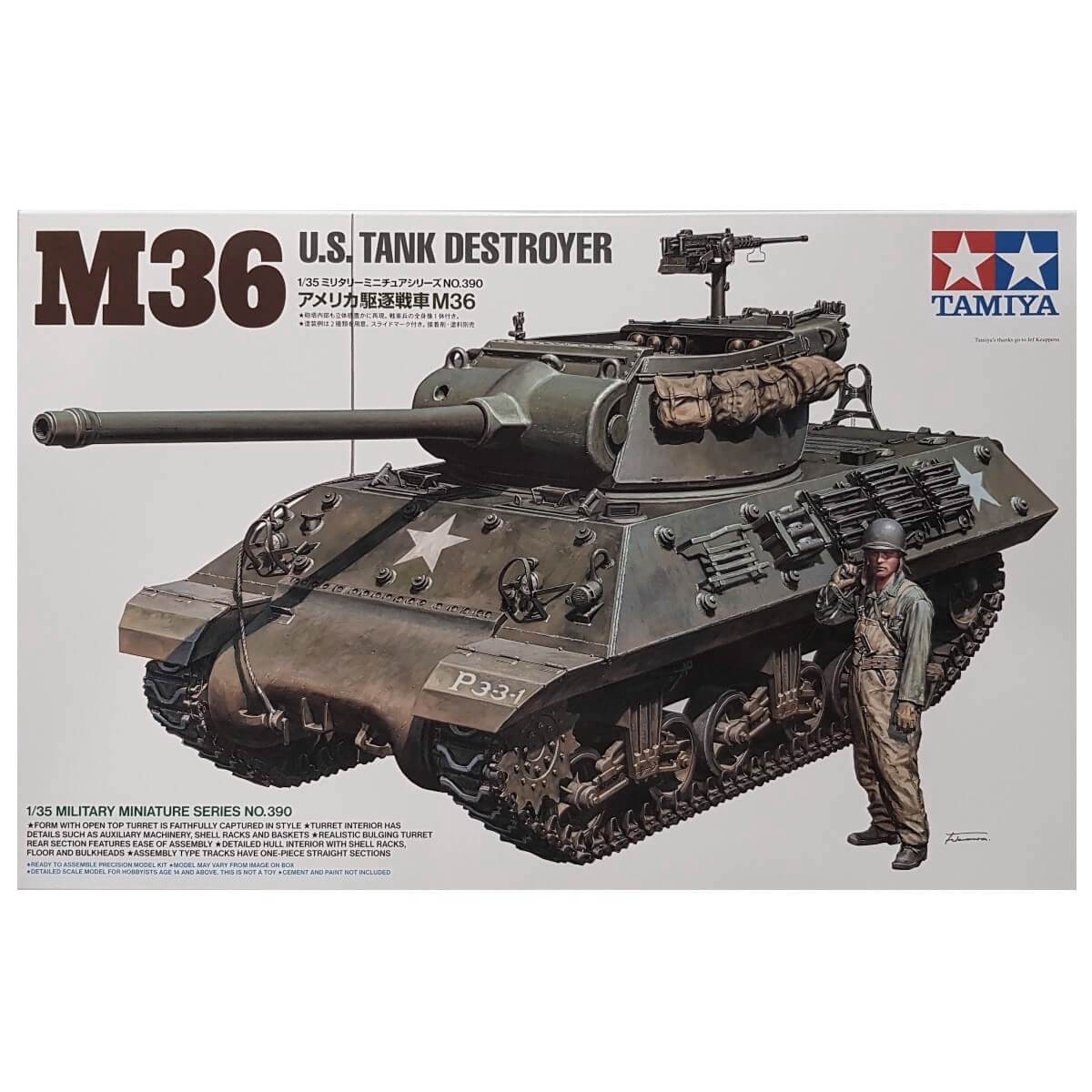 1:35 M36 U.S. Tank Destroyer - TAMIYA