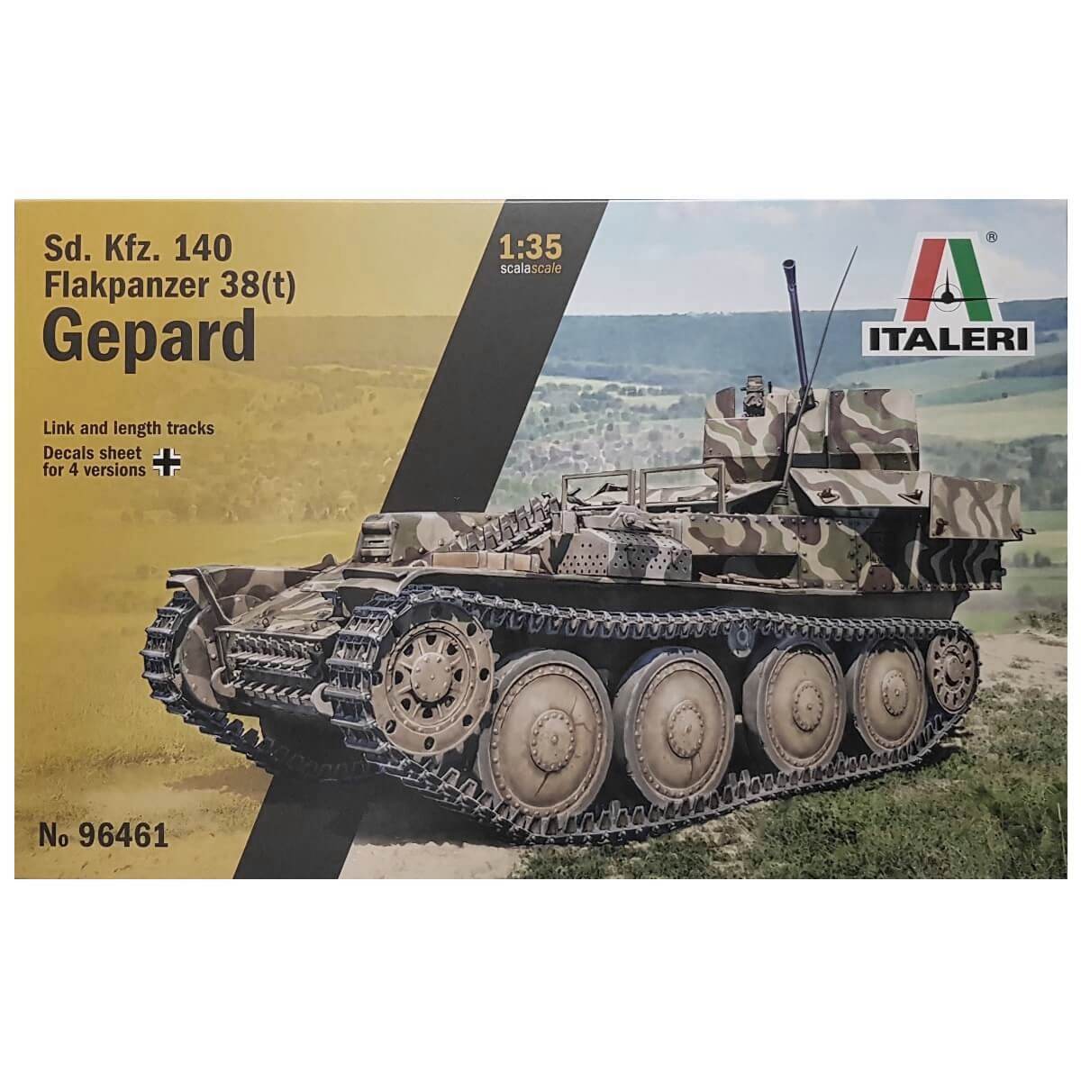 1:35 Sd. Kfz. 140 Flakpanzer 38(t) Gepard - ITALERI