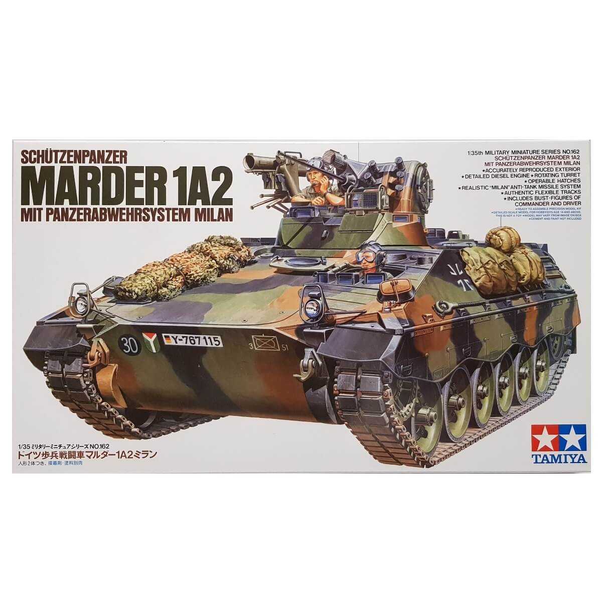 1:35 Bundeswehr SPz Marder 1A2 mit Panzerabwehrsystem Milan - TAMIYA