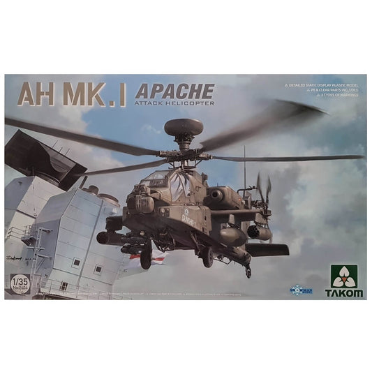 1:35 AH Mk. I Apache - Attack Helicopter - TAKOM