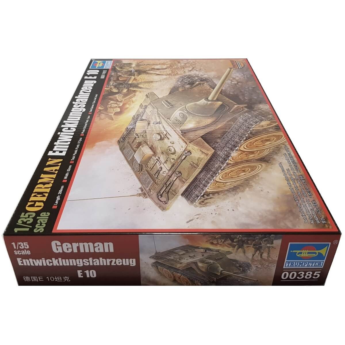 1:35 German Entwicklungsfahrzeug E 10 - TRUMPETER