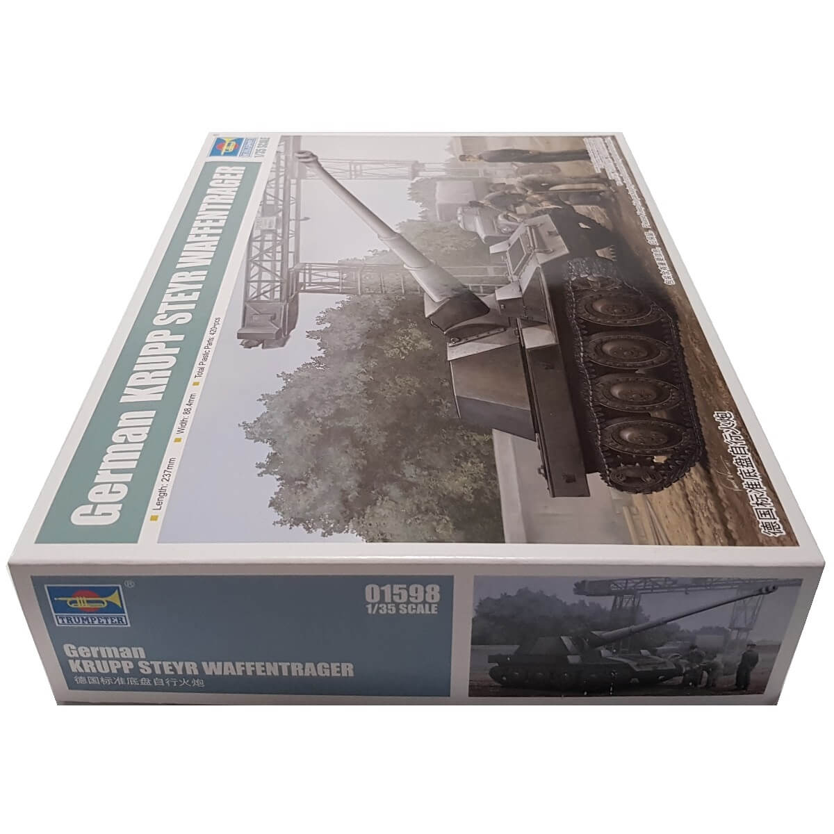 1:35 German KRUPP STEYR Waffentrager PaK 43 8.8cm - TRUMPETER