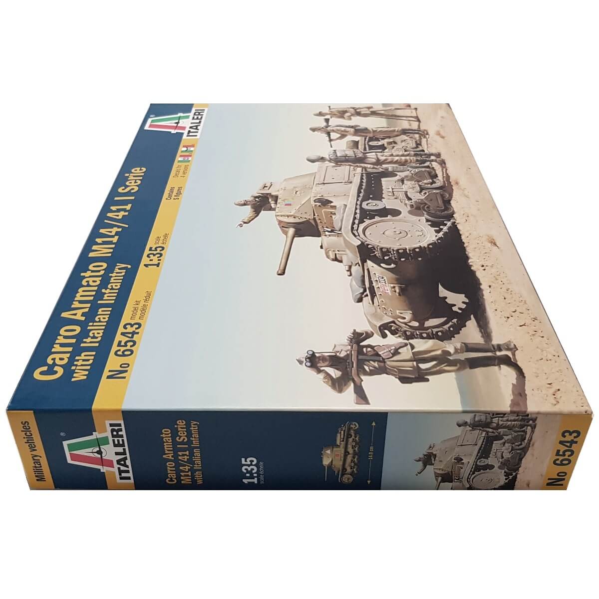 1:35 Carro Armato M14/41 I Serie with Italian Infantry - ITALERI