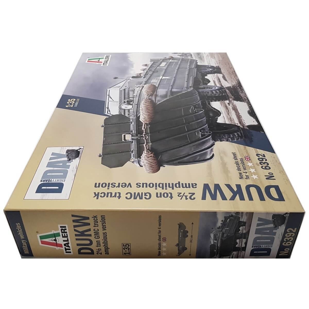 1:35 DUKW 2½ ton GMC Truck Amphibious Version - D DAY Eighty Years - ITALERI