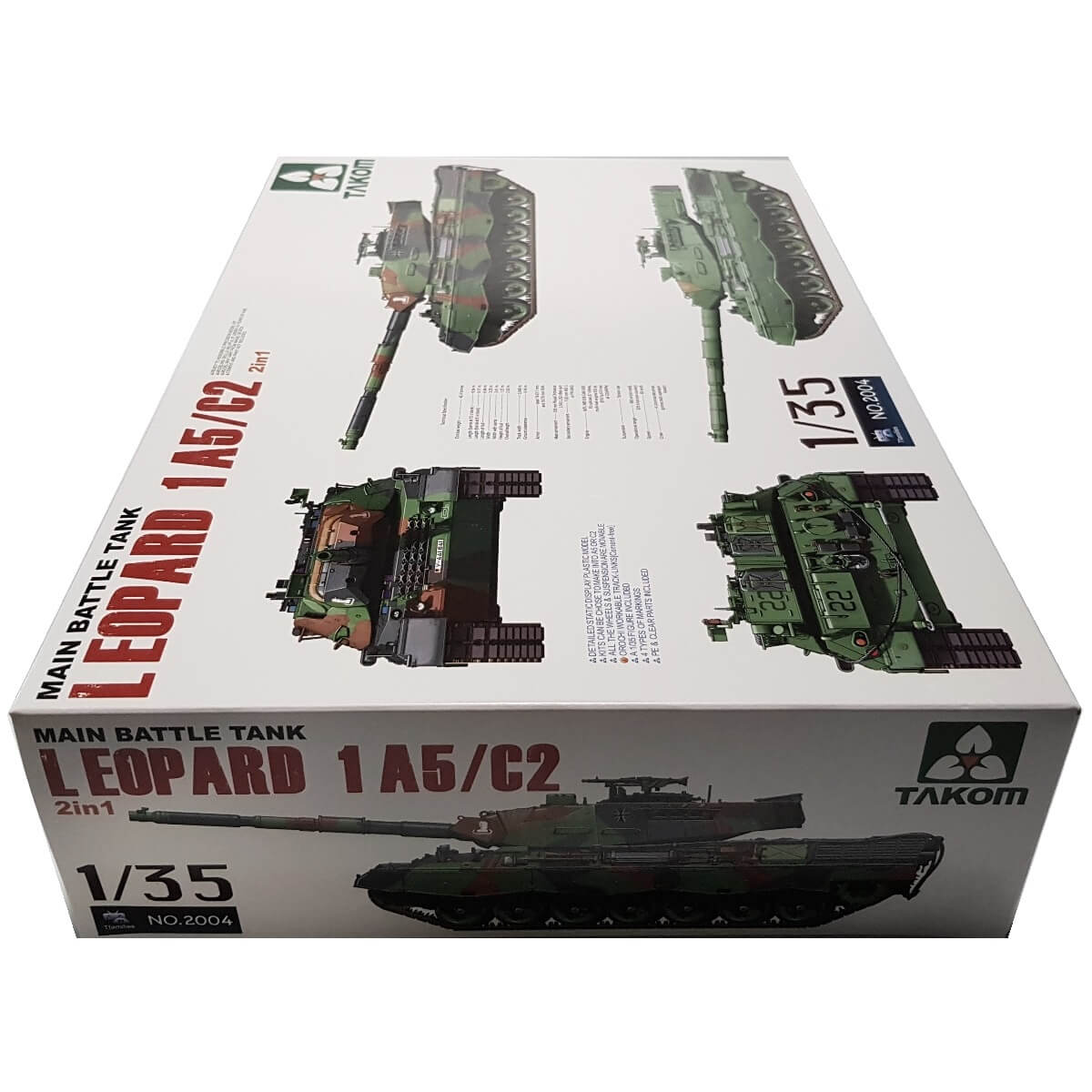 1:35 Main Battle Tank Leopard 1 A5/C2 - TAKOM