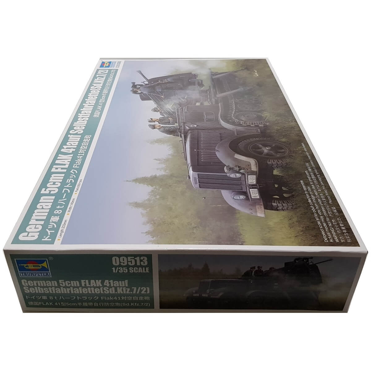 1:35 German 5cm FLAK 41 auf Selbstfahrlafette Sd.Kfz. 7/2 - TRUMPETER