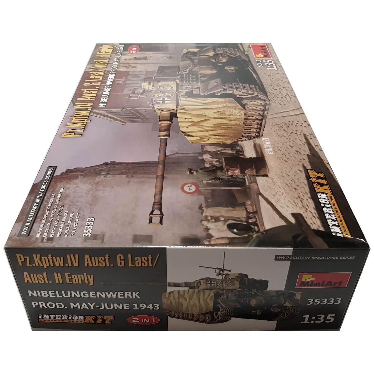 1:35 Pz.Kpfw. IV Ausf. G Last/Ausf. H - Early Nibelungenwerk - Prod. May-June 1943 - MINIART