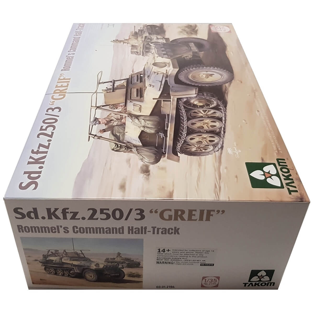1:35 Sd.Kfz.250/3 GREIF Rommel’s Command Half-Track - TAKOM