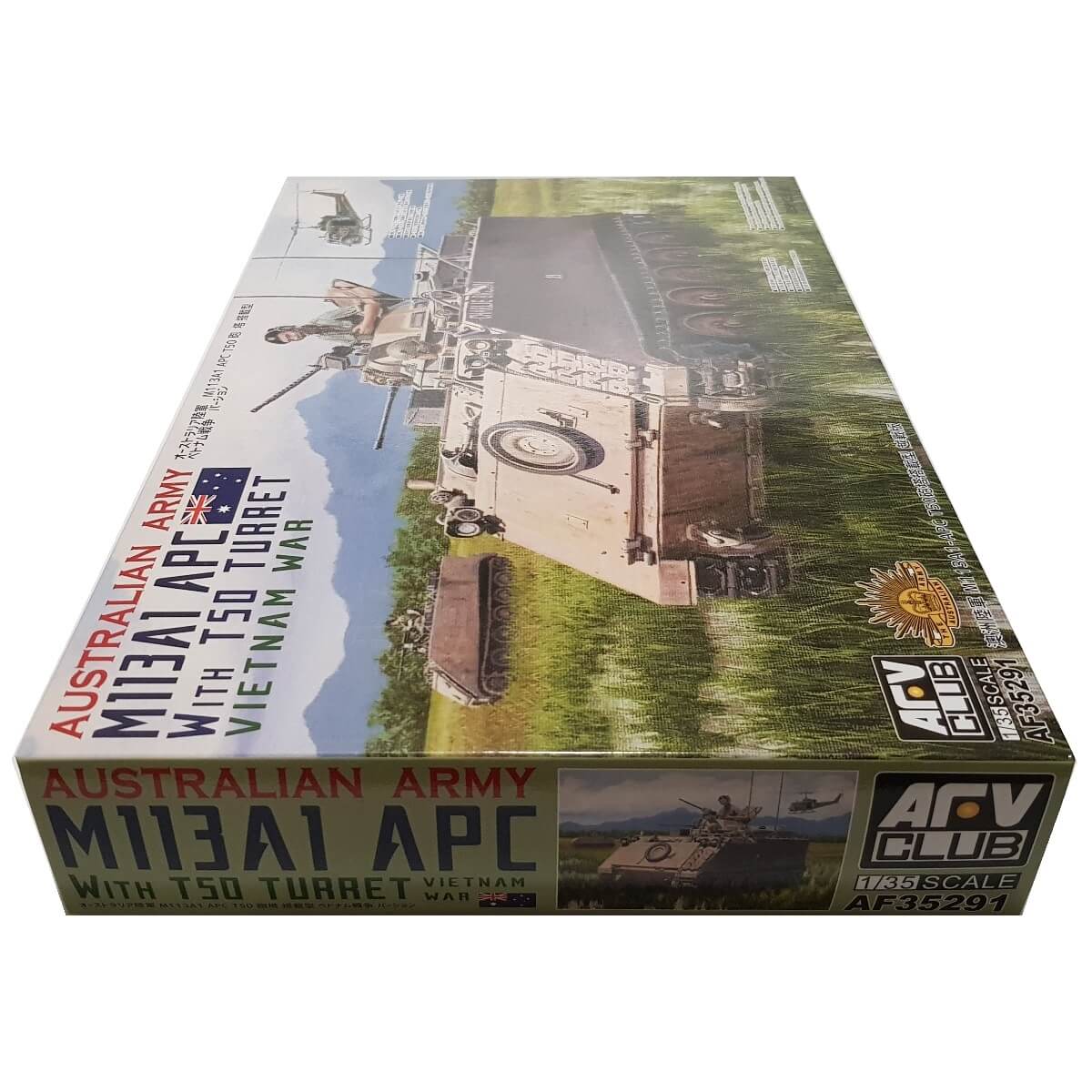 1:35 Australian Army M113A1 APC with T50 Turret - Vietnam War - AFV CLUB