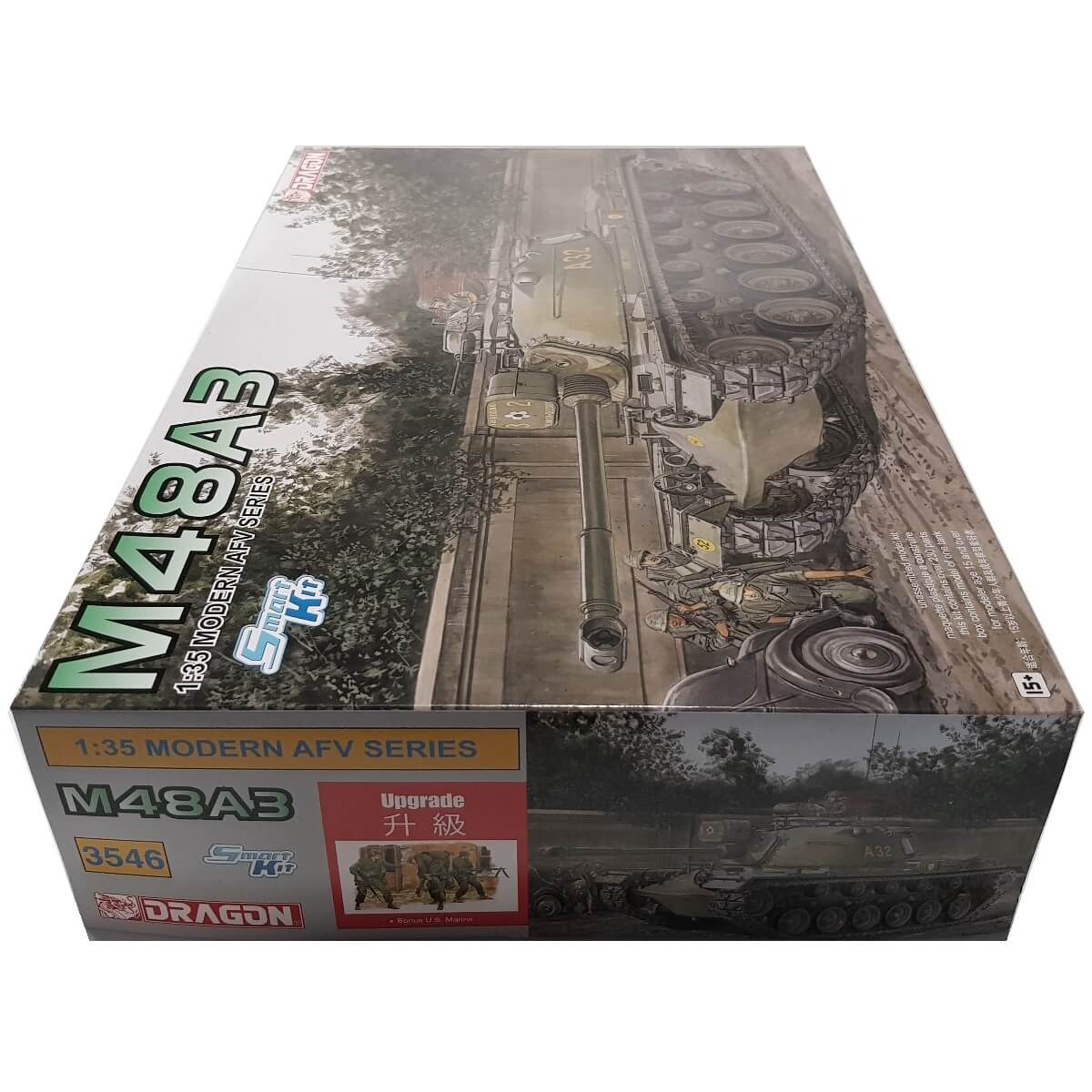 1:35 M48A3 with U.S. Marine Figures - DRAGON