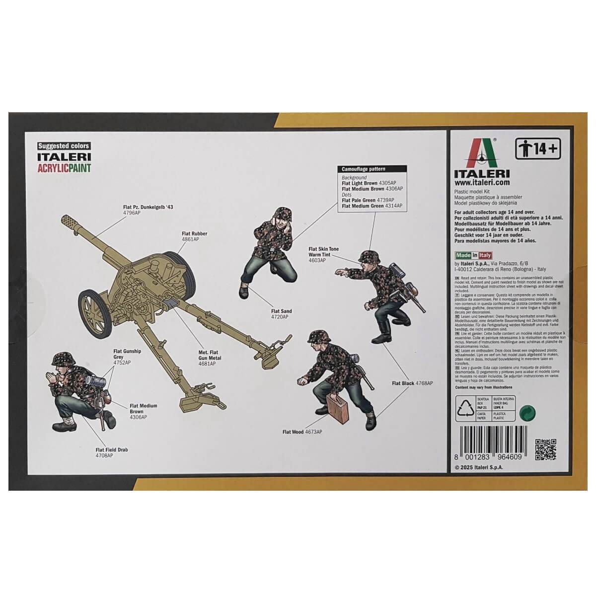 1:35 Pak 97/38 AT Gun with Crew - ITALERI