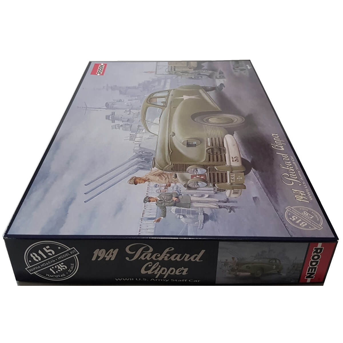 1:35 1941 Packard Clipper - WWII US Army Staff Car - RODEN